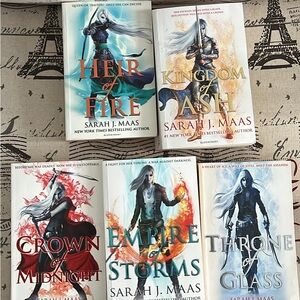 Throne of Glass series by Sarah J. Maas